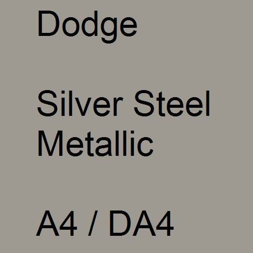 Dodge, Silver Steel Metallic, A4 / DA4.